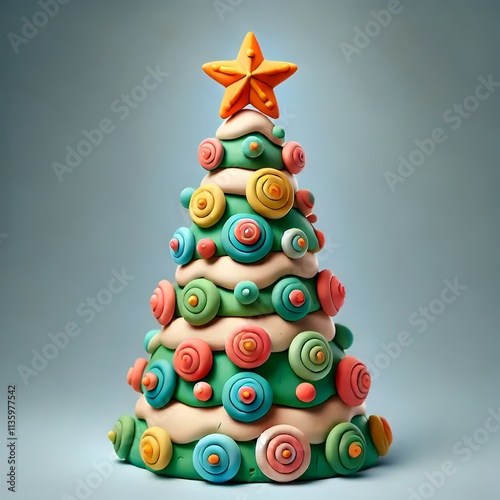 Plastiline Christmas tree