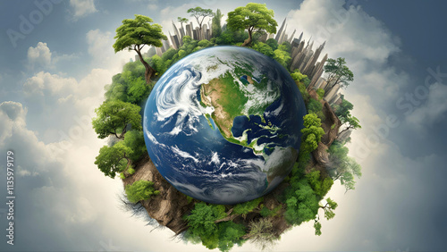 green planet earth
