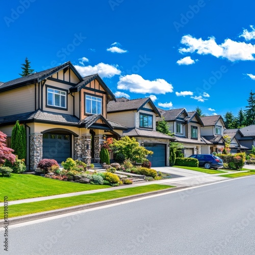 Summer abodes in Northern US suburbs.