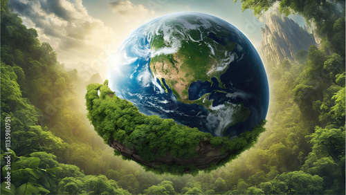 green planet earth