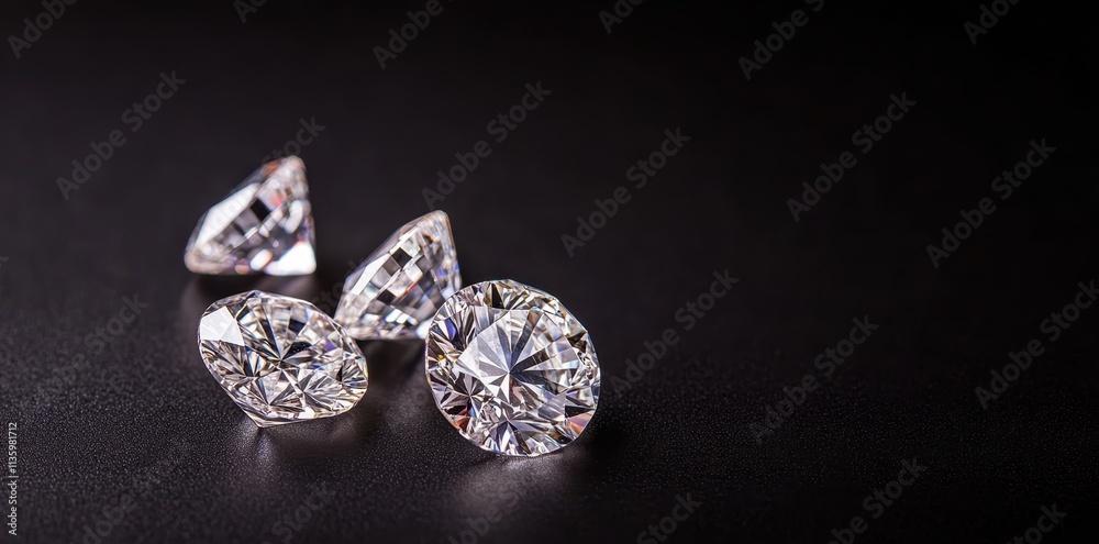 Intricate Micro View of a Diamond Showcasing Its Brilliant Facets and Sparkling Clarity Intricate Micro View of a Diamond Showcasing Its Brilliant Facets and Sparkling Clarity