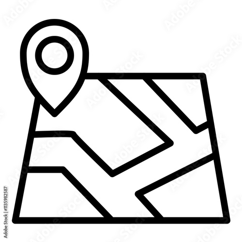 Vector Design Site Map Icon Style