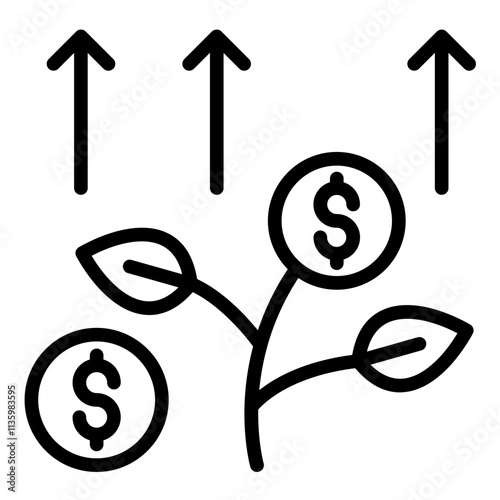 Vector Design Frugal Icon Style