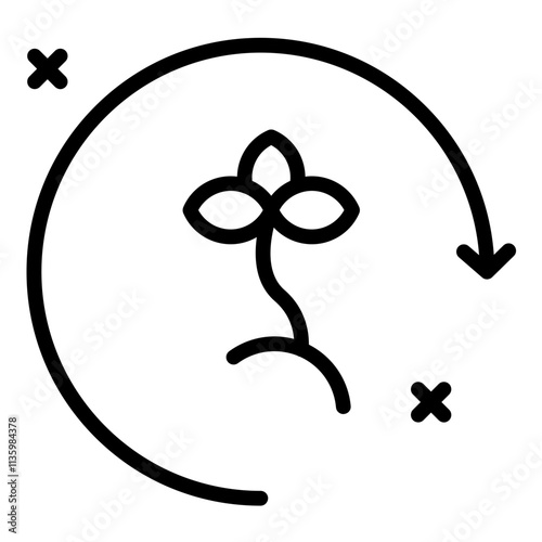 Vector Design Eco Initiative Icon Style