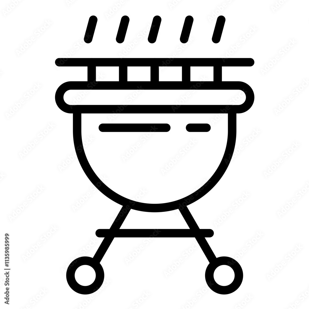 Vector Design Grill Icon Style Vector Design Grill Icon Style