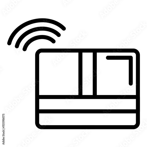 Vector Design Trackpad Icon Style