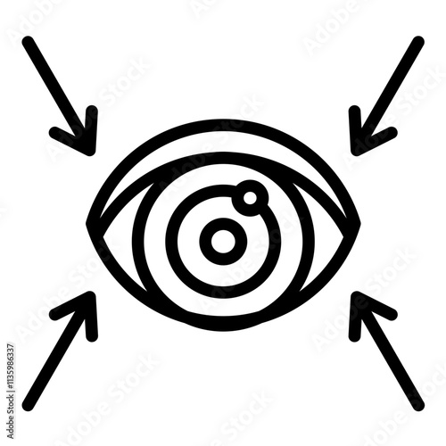 Vector Design Focus Icon Style