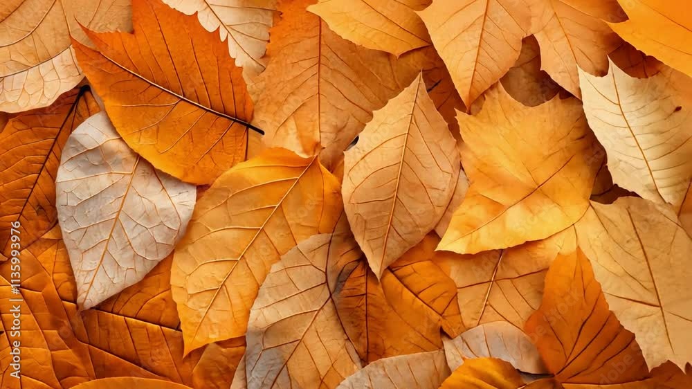 Autumnal Tapestry: A rich collection of fallen leaves in warm hues of orange and brown, creating a natural, textured background perfect for autumnal designs. Autumnal Tapestry: A rich collection of fallen leaves in warm hues of orange and brown, creating a natural, textured background perfect for autumnal designs.