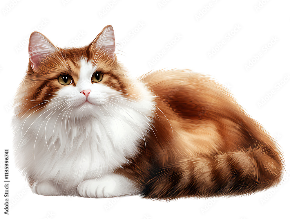 Playful orange and white cat relaxing indoors pet photography cozy home environment Playful orange and white cat relaxing indoors pet photography cozy home environment