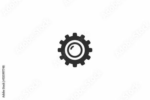 creative competitor analysis icon and logo vector illustration