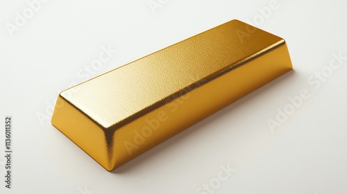 A gold bar on a white background.