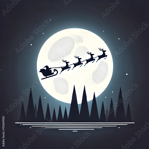 Santa at night