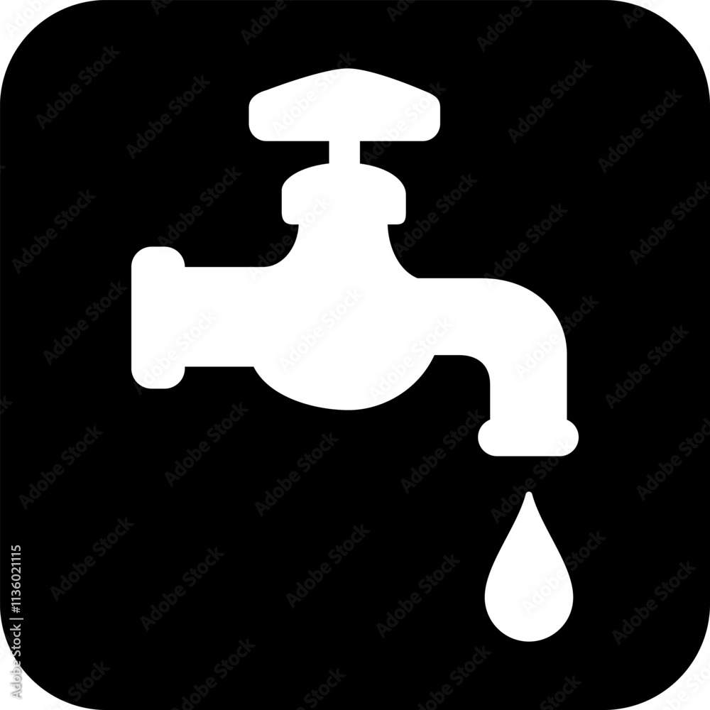水道の蛇口のアイコン 水道の蛇口のアイコン