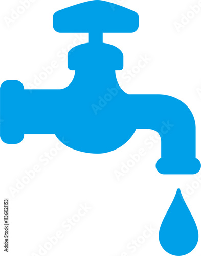 水道の蛇口のアイコン