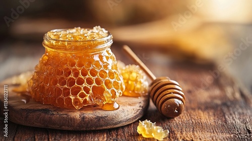 Golden Honeycomb: A Delicious and Healthy Treat photo