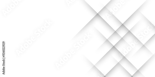 Abstract background with lines White background with diamond and triangle shapes layered in modern abstract pattern design. design for brochure, website, flyer. Geometric wallpaper for certificate.