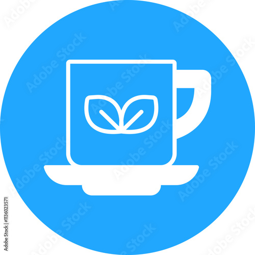 Infusion vector icon with background 