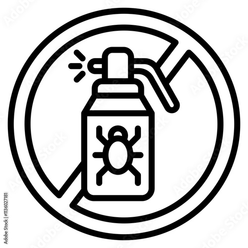 pesticides free single icon
