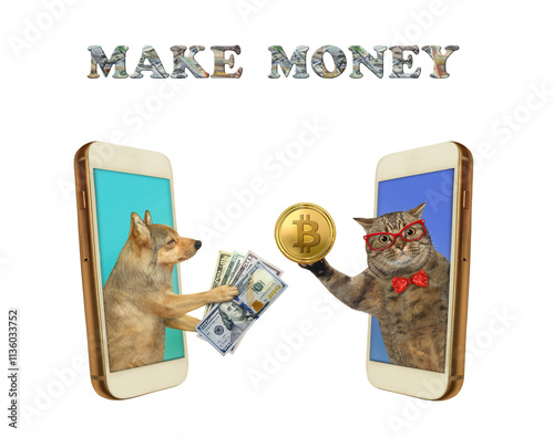 Dog buys bitcoins for dollars 2