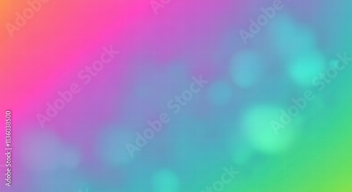 Abstract Gradient Background: A vibrant, ethereal, and dreamy abstract background with a soft, blurred gradient of pink, purple, teal, and green hues.