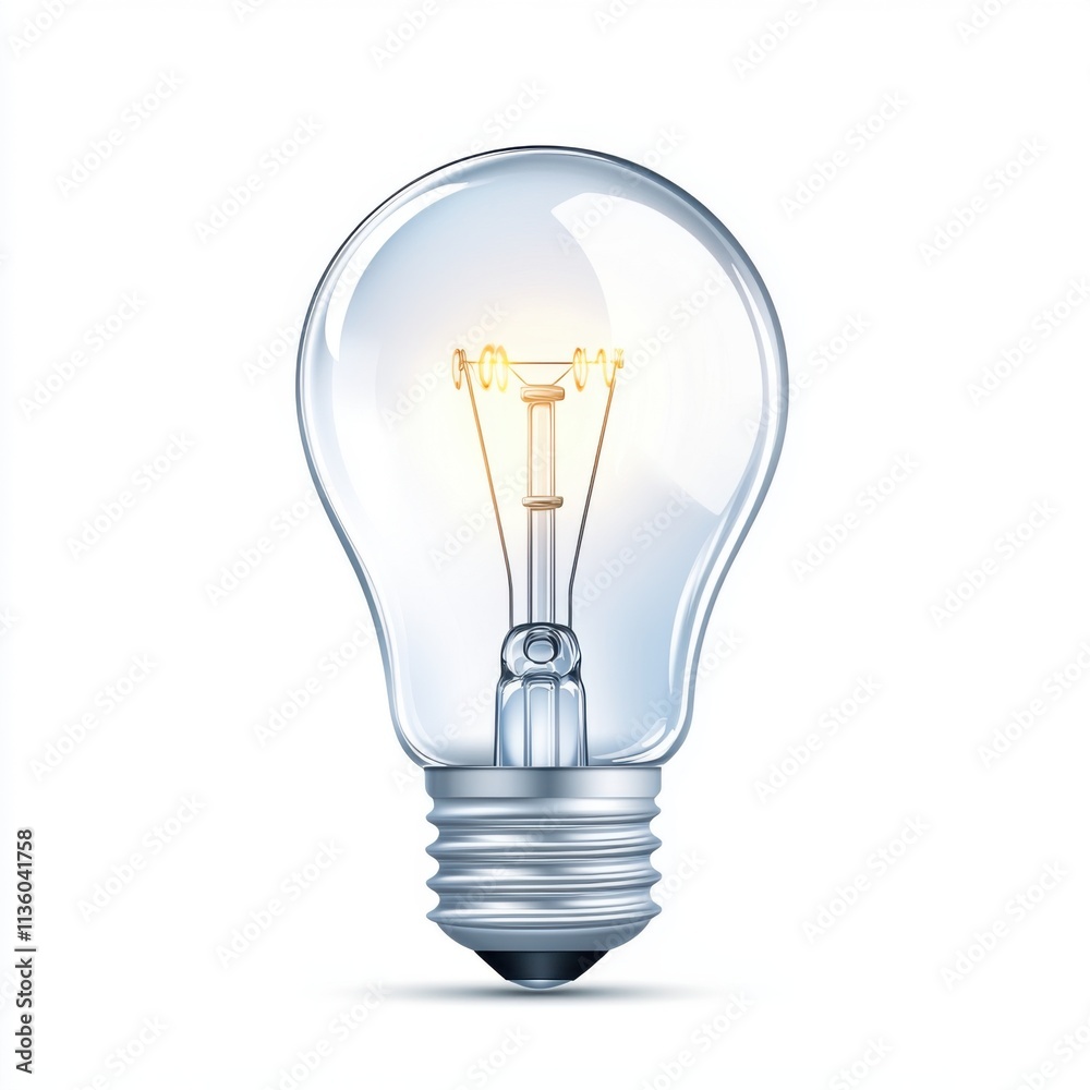 Light bulb isolated on technology image creative concept minimalist environment focused view Light bulb isolated on technology image creative concept minimalist environment focused view