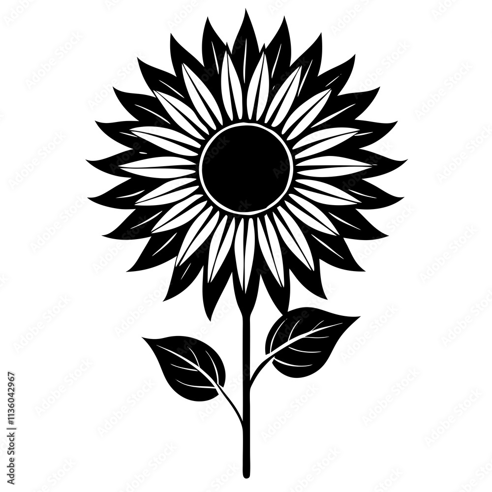 sunflower illustration