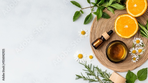 Wallpaper Mural Aromatic essential oils and fresh ingredients create a calming and refreshing lifestyle experience for wellness enthusiasts. Torontodigital.ca