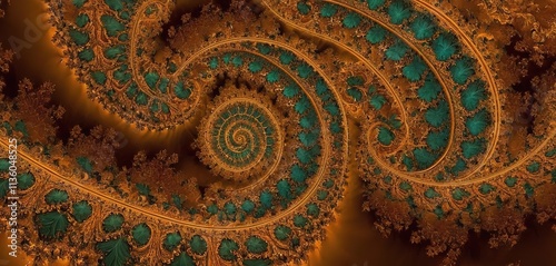 Abstract fractal patterns unfolding with intricate details and bright contrasting colors in motion