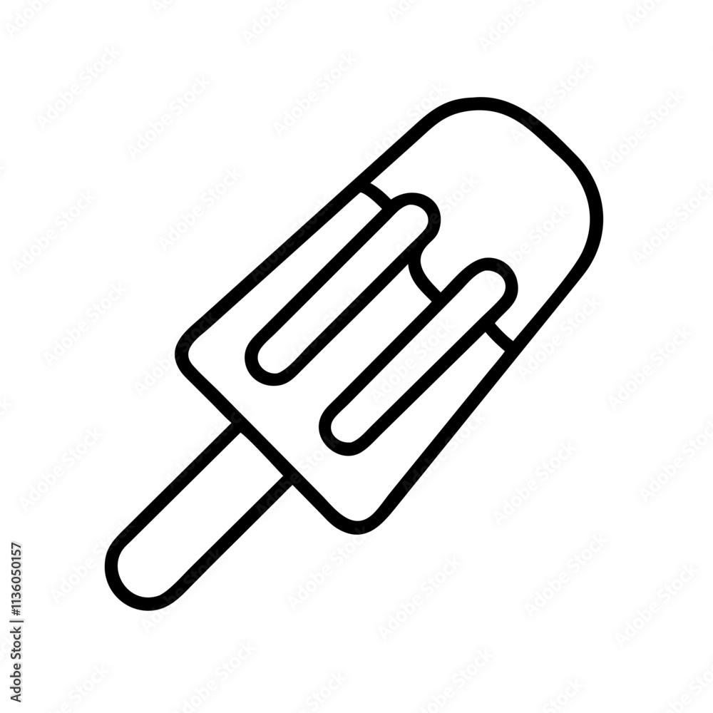 popsicle icon, ice cream day line art, ice cream icon - simple black line art icon of popsicle, symbolizing ice cream day celebrations. ice cream vector art. popsicle icon, ice cream day line art, ice cream icon - simple black line art icon of popsicle, symbolizing ice cream day celebrations. ice cream vector art.