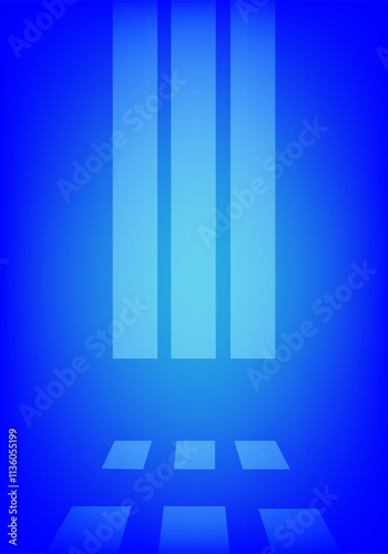 Abstract blue color line background with light effect. wallpaper design