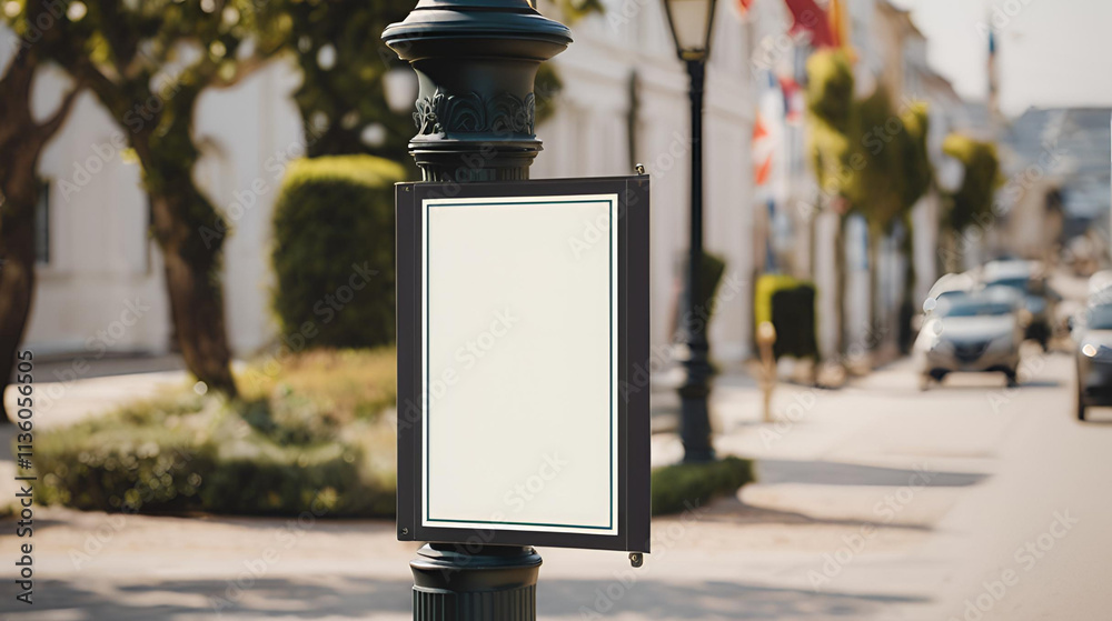 Lamp Post Banner Mockup with blank label
Lamp Post Banner Mockup with blank label