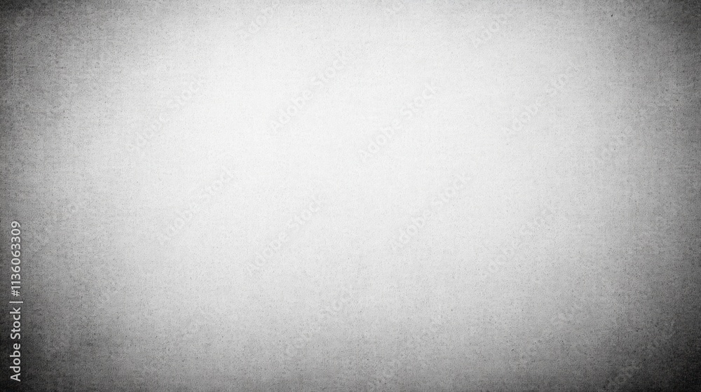 Obraz premium Light gray textured background with vignette.