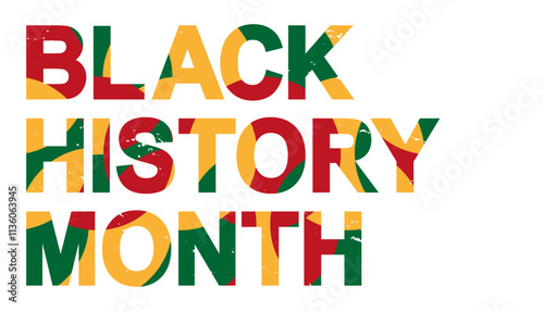 Black History Month February concept. African American History.	
