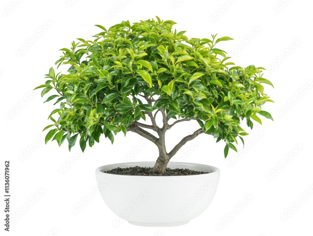Enhance your space with a small potted tree, touch of green for modern home or office Enhance your space with a small potted tree, touch of green for modern home or office