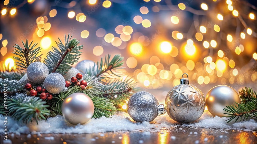 Captivating Silver Sparkling Christmas Lights: A Blurry Bokeh Background Perfect for Holiday Decor, Celebrations, and Festive Atmosphere in a Warm Winter Wonderland Captivating Silver Sparkling Christmas Lights: A Blurry Bokeh Background Perfect for Holiday Decor, Celebrations, and Festive Atmosphere in a Warm Winter Wonderland