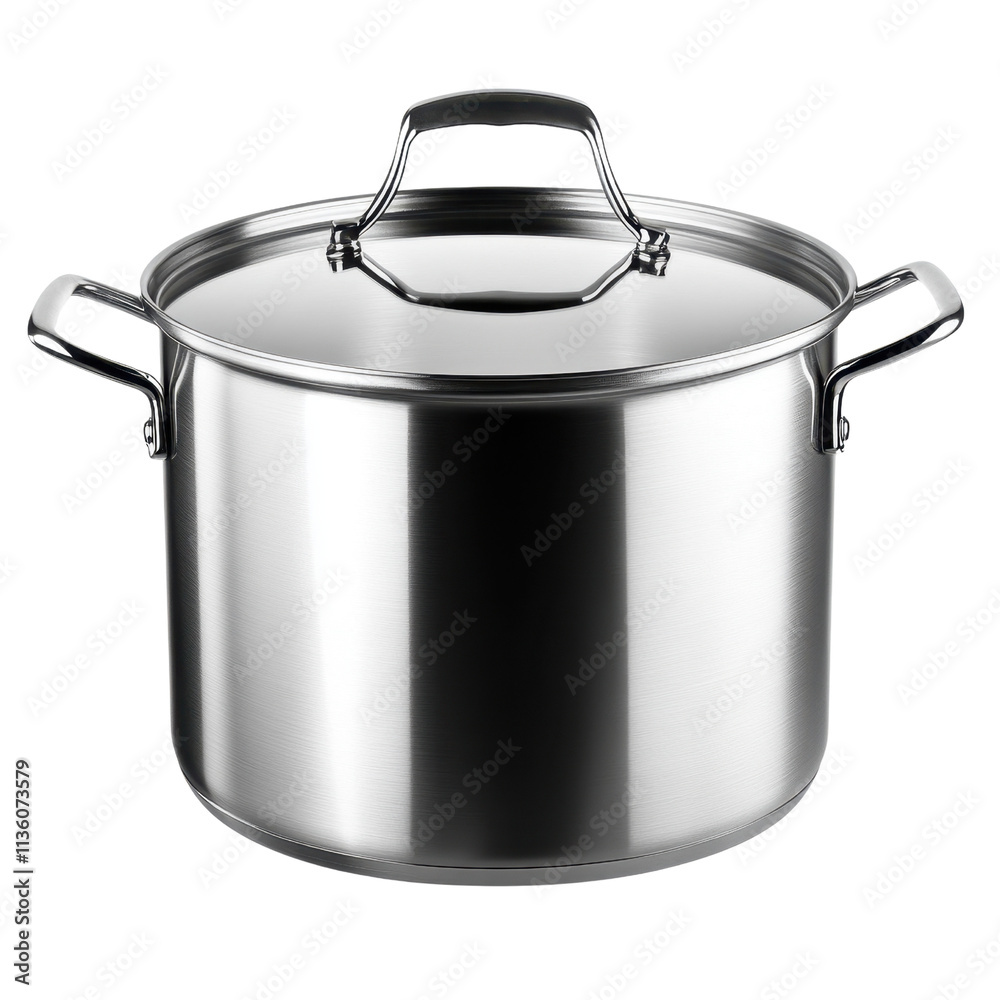 Stainless Steel Cooking Pot with Lid for Kitchen Use and Meal Prep Stainless Steel Cooking Pot with Lid for Kitchen Use and Meal Prep