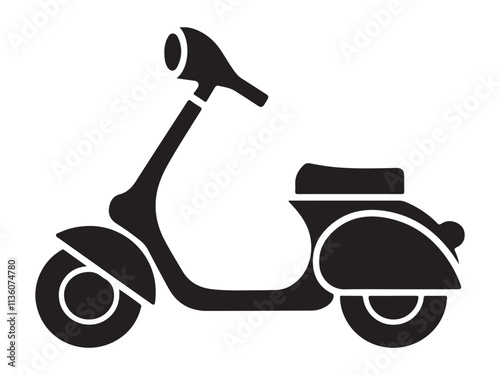 scooter vector illustration