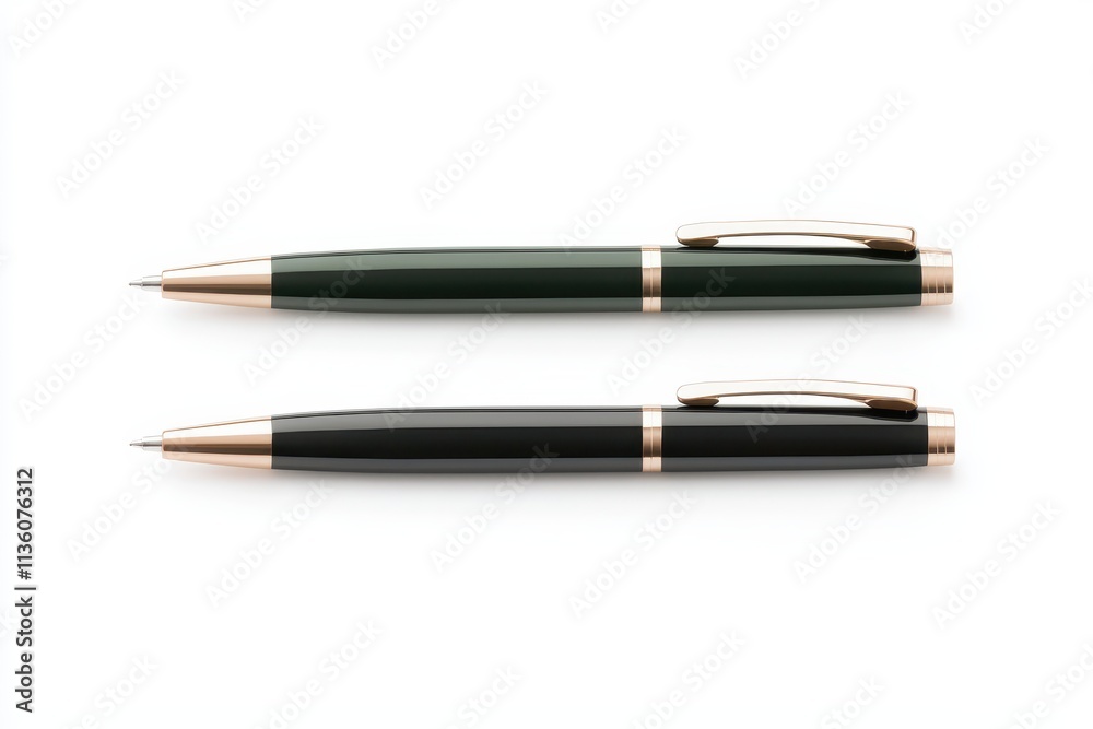 Solid-color ballpoint pen mockup showcasing sleek design and elegant details Solid-color ballpoint pen mockup showcasing sleek design and elegant details