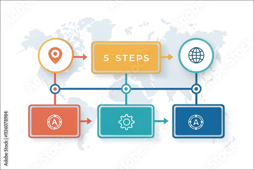 5 Step-by-Step Workflow Process Timeline