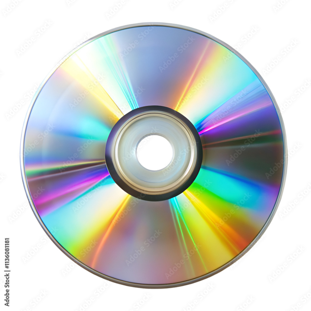 CD glare isolated on transparent background CD glare isolated on transparent background