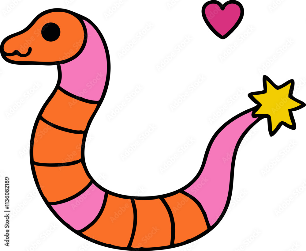 Fototapeta premium snake illustration