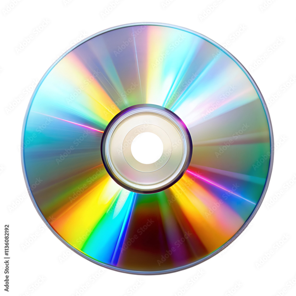 CD glare isolated on transparent background CD glare isolated on transparent background