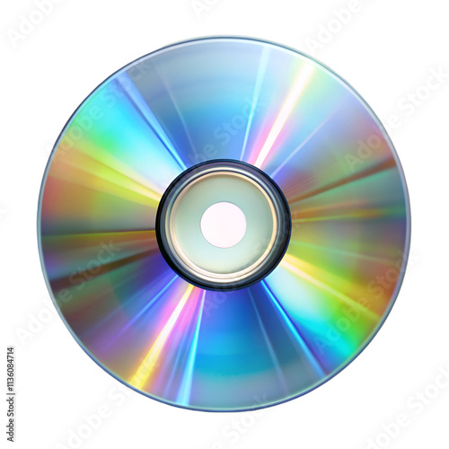 CD glare isolated on transparent background photo