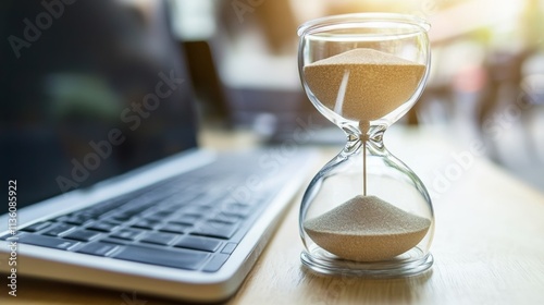Time management concept. Work planning increases efficiency and reduces work time.