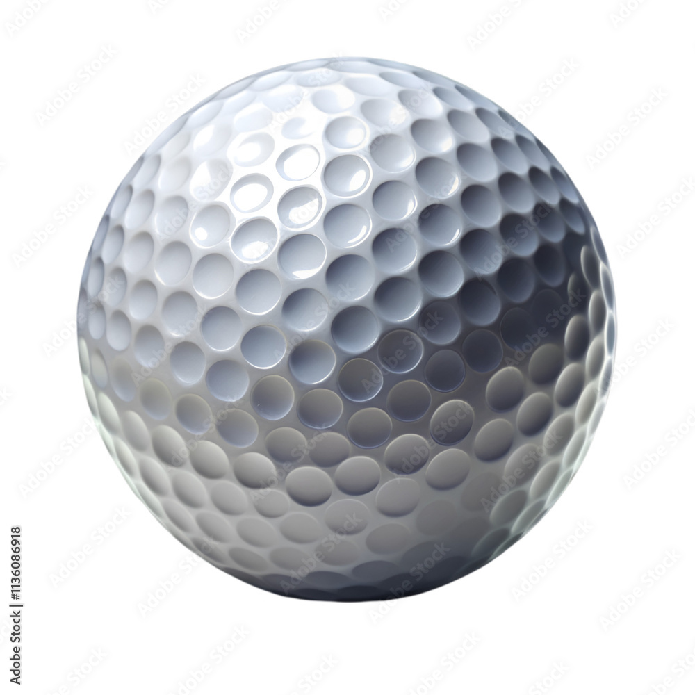 Golf ball isolated on transparent background Golf ball isolated on transparent background