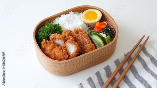 Savoring aesthetics in traditional bento cuisine japan food photography minimalist setting culinary art photo