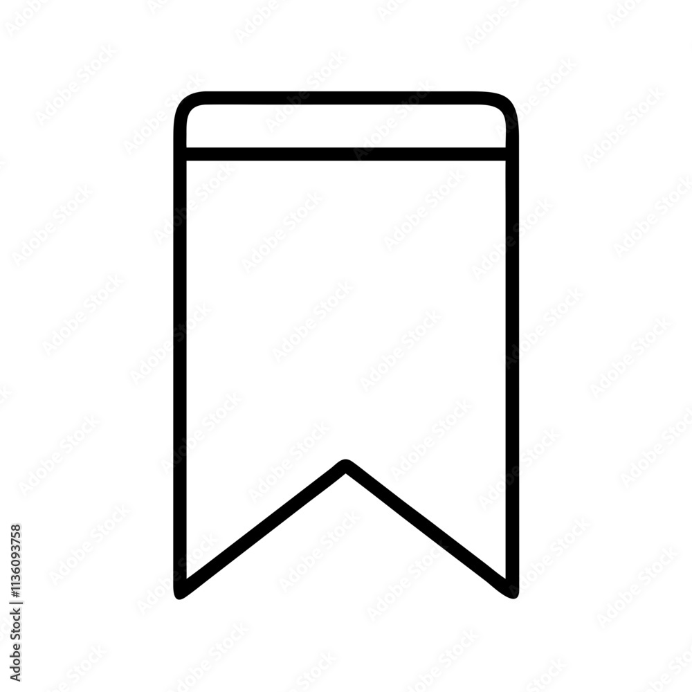 bookmark icon, back to school line art, education icon - simple black line art icon of bookmark, symbolizing back to school celebrations. education vector art. bookmark icon, back to school line art, education icon - simple black line art icon of bookmark, symbolizing back to school celebrations. education vector art.