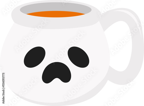 Halloween Mug Illustration