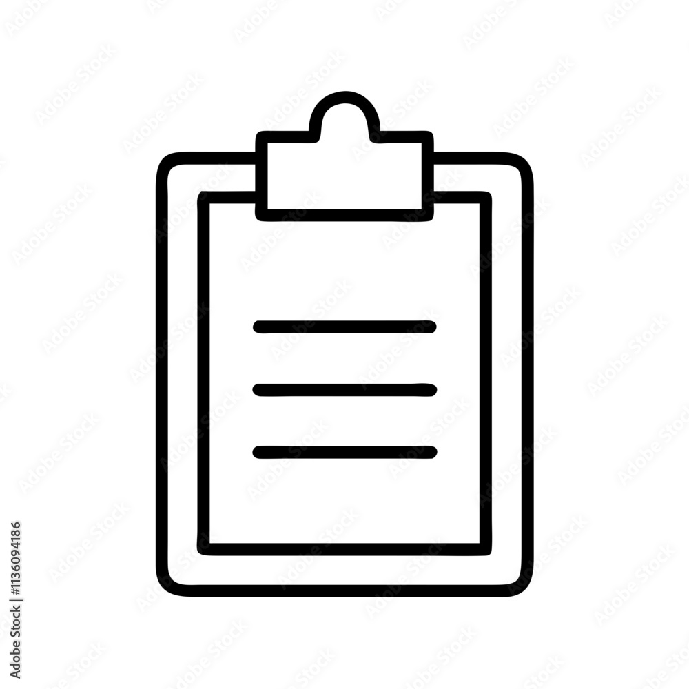 clipboard icon, back to school line art, education icon - simple black line art icon of clipboard, symbolizing back to school celebrations. education vector art. clipboard icon, back to school line art, education icon - simple black line art icon of clipboard, symbolizing back to school celebrations. education vector art.