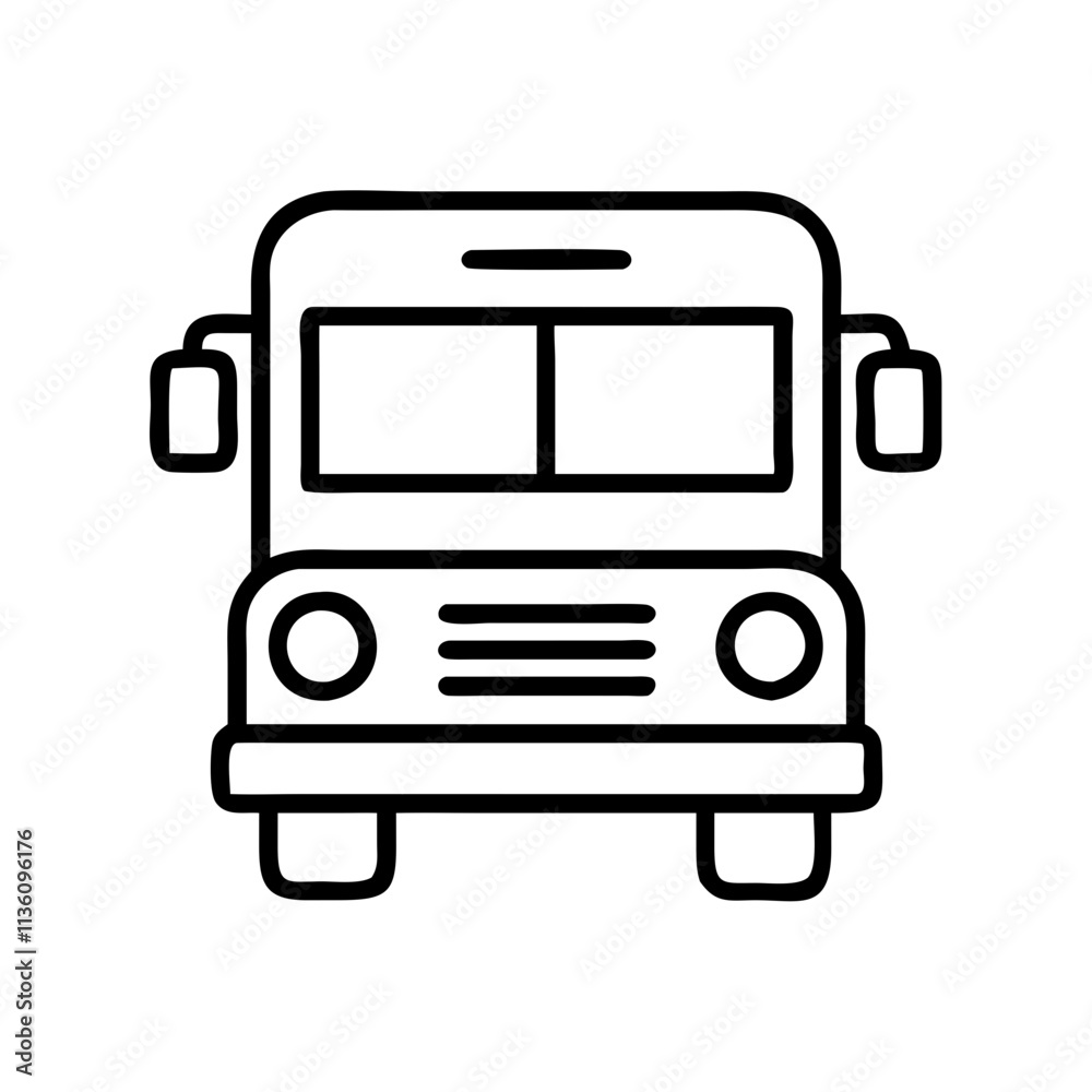 school bus icon, back to school line art, education icon - simple black line art icon of school bus, symbolizing back to school celebrations. education vector art. school bus icon, back to school line art, education icon - simple black line art icon of school bus, symbolizing back to school celebrations. education vector art.